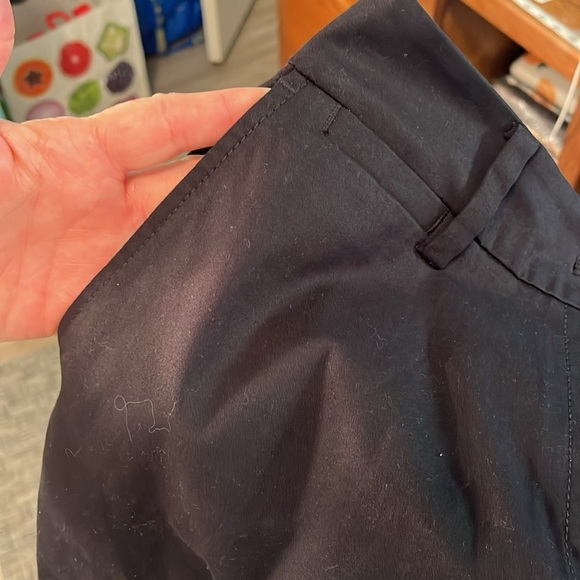 Talbots Curvy The Perfect Chino Pants NWT Size 8 Black Straight Leg - Picture 9 of 9